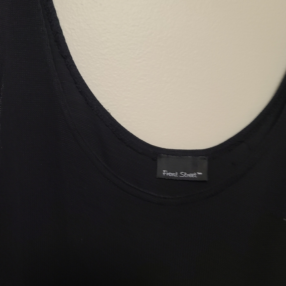 Vintage Newport News tank maxi dress black size large - Picture 3 of 6